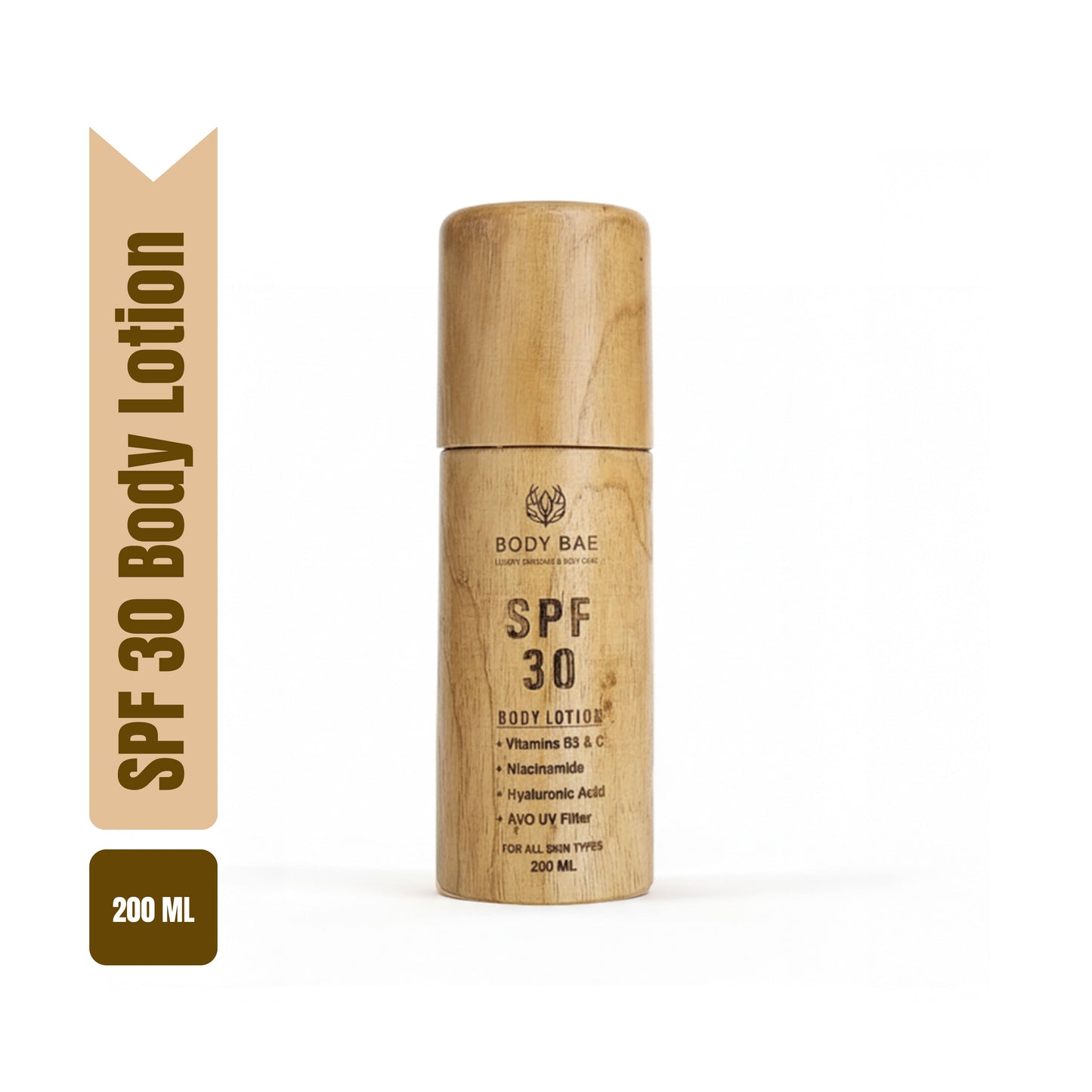 BodyBae SPF 30 Body Lotion | Hydrating Sunscreen Moisturizer with Vitamin C