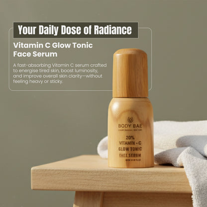 BodyBae Vitamin C Glow Tonic Face Serum | Brightening & Hydrating Serum